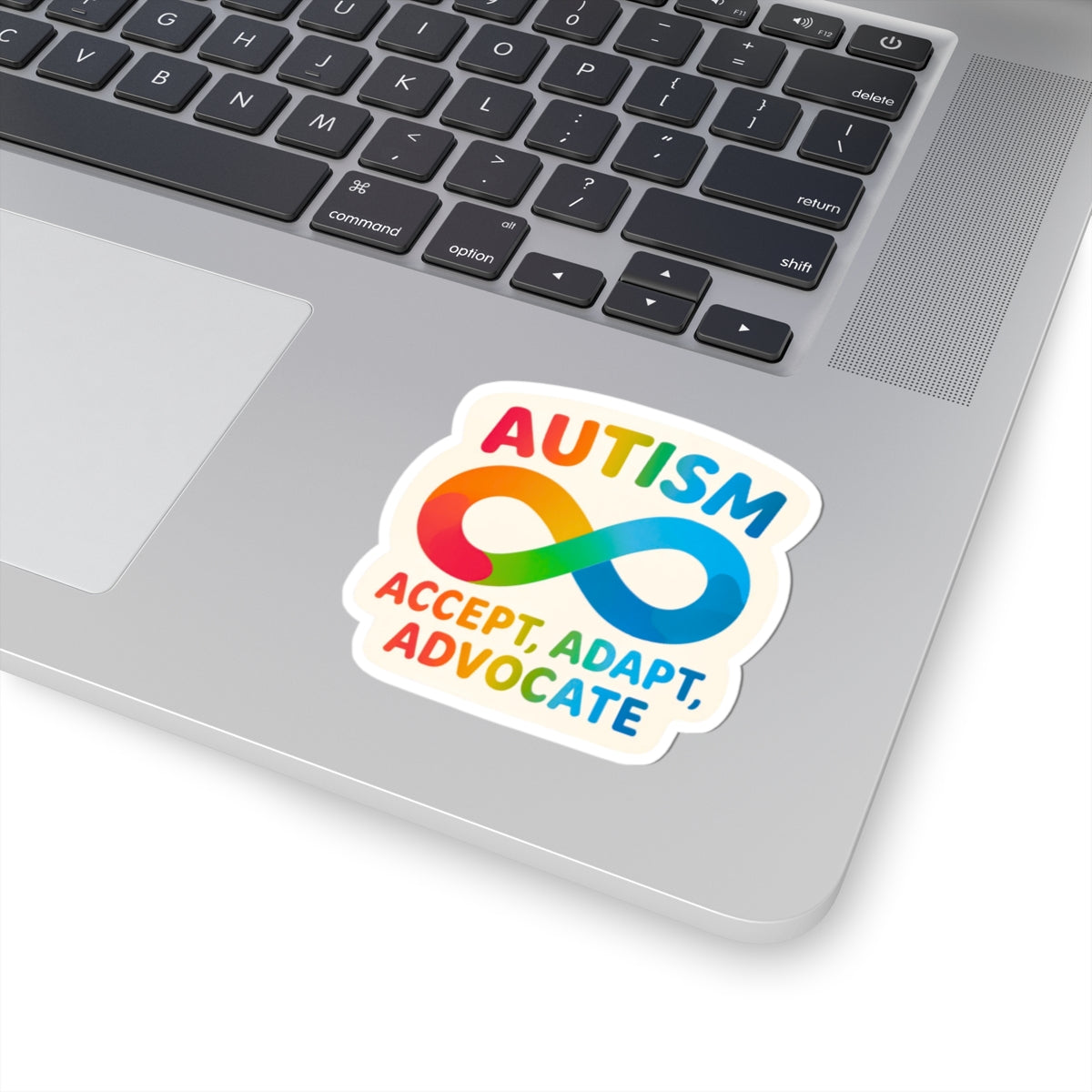 Autism Awareness Sticker | "Accept, Adapt, Advocate" Kiss-Cut Sticker