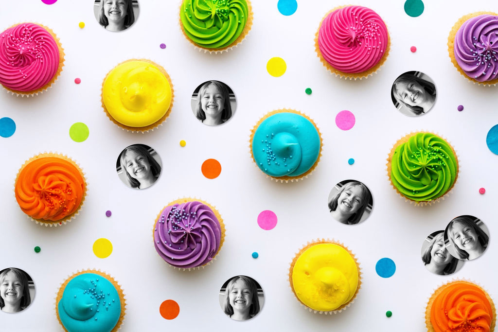 PRINTABLE Face Confetti | DIY Party Decor | Instant Download PDF & Canva Template