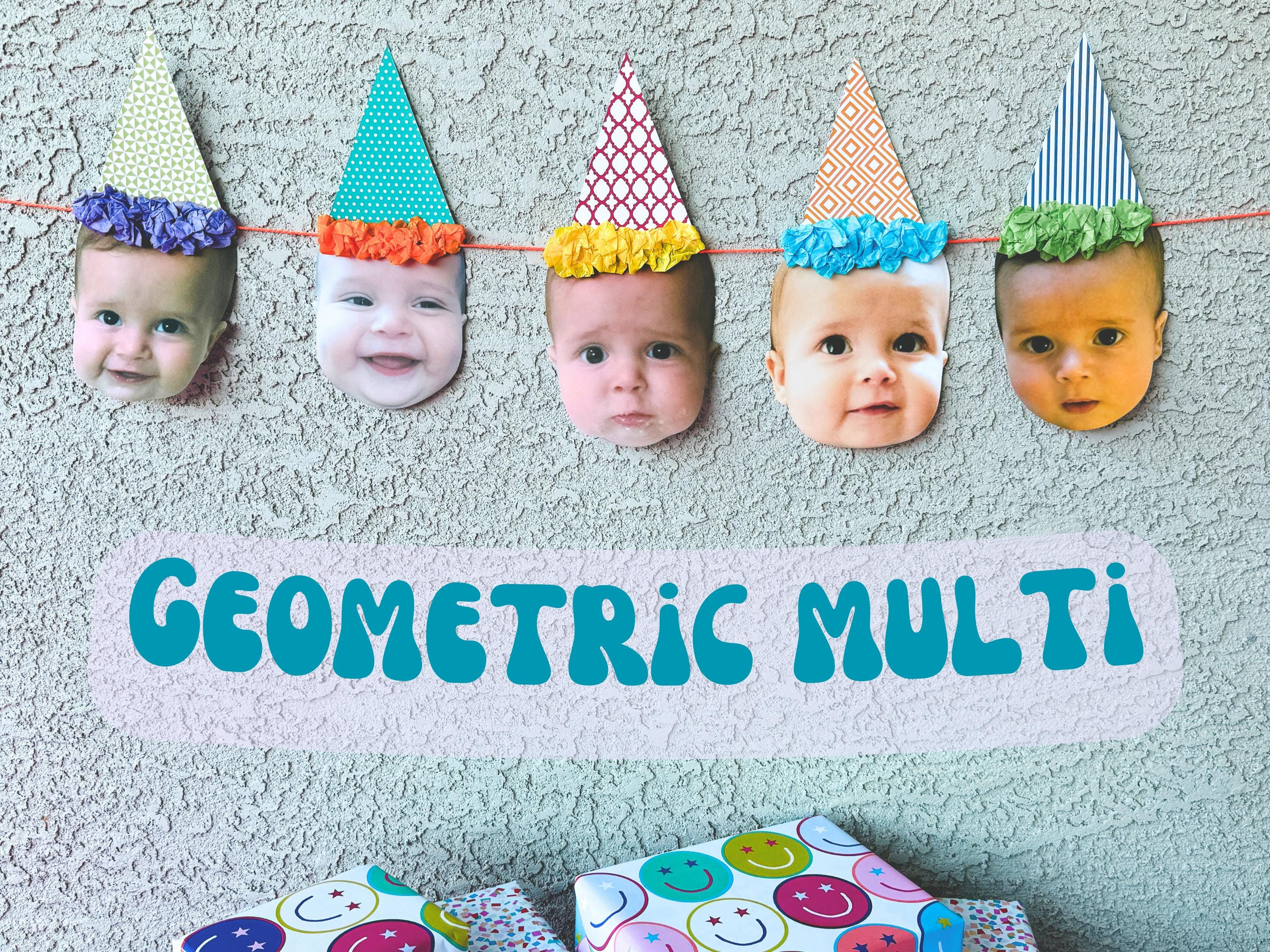 DIY Birthday Party Hat Kit: 12 Paper Hats, Tissue & Twine
