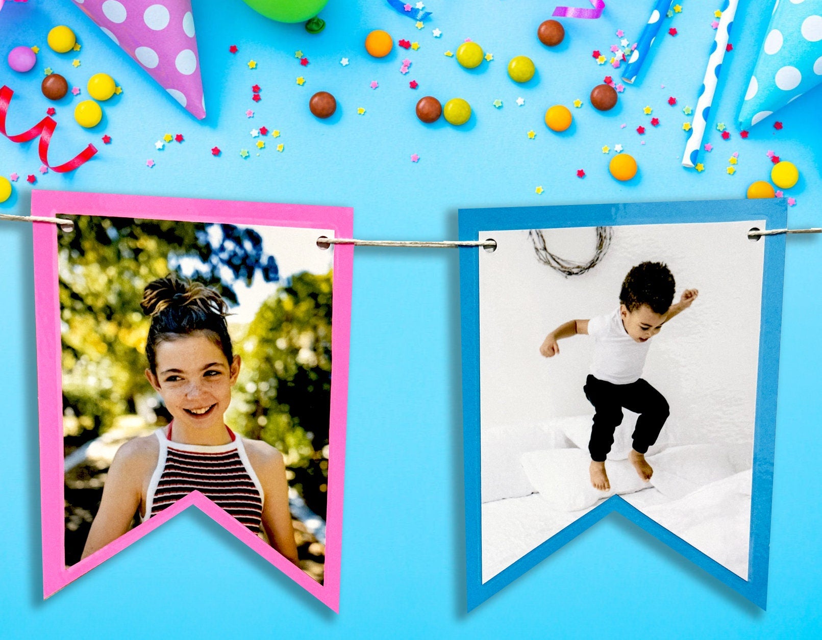 Custom Photo Banner | Guest of Honor, Bachelorette, Shower, Retirement, Anniversary, Memorial, Keepsake